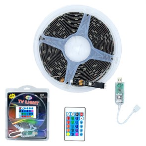 Набор-RGB-USB-Bluetooth светодиодная лента 5 м Пульт Управление телефоном SP-04185