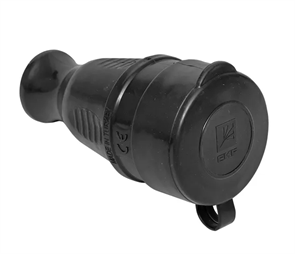 EKF PROxima Розетка ( Гнездо ) переносная с защитной крышкой каучуковая 230В 2P+PE 16A IP44 RPS-012-16-230-44-r