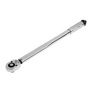 ТУНДРА Ключ динамометрический, 45 сталь, под квадрат 1/2", 28 - 210 Н*м, 470 мм 9378814