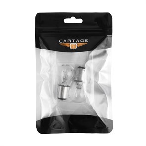 Cartage Галогенная лампа для авто, P21/5W, BAY15d, 12 В, набор 2 шт 5112570