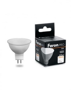 Feron.PRO Лампа светодиодная LB-1606 MR16 G5.3 6W 6400K OSRAM LED 38085