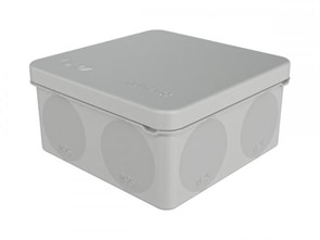 GREENEL PRO Коробка распределительная двухкомпонентная 80х80х40 мм, IP67, цвет-серый GE42435