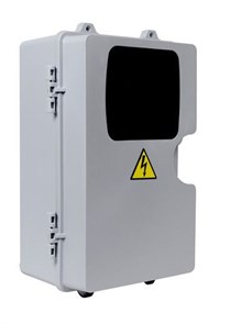 КРЗМИ Бокс пластиковый ЩУРН-П 1-9/2 с окном с замком IP55 360х225х155 KRZMI14