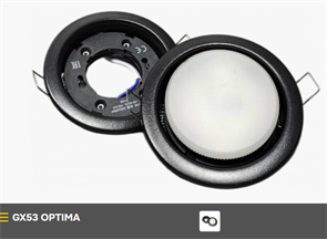 EKS Светильник GX53 OPTIMA BLACK матовый, термостойкий 0У-00004908