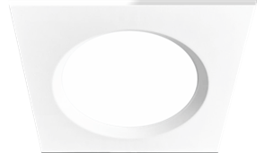 EKS LED панель PRACTIC квадрат белая, 18W, 4200К, 1420Лм, 165*135*50 мм 0У-00002013