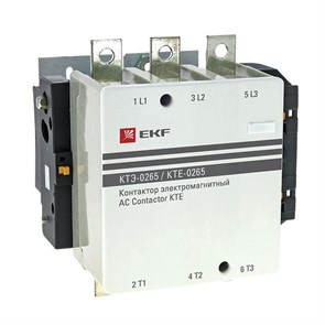EKF  Контактор КТЭ 265А 380В NO КТЭ-0265 ctr-b-265-380