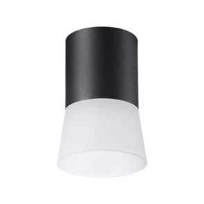 OVER NT22 черный Светильник накладной IP20 GU10 9W 220V ELINA 370900