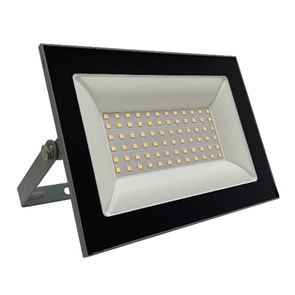 FOTON Прожектор светодиодный 50Вт 2700К черный FL - LED Light-PAD 5000Лм 195-240В 145x125x30мм 29023