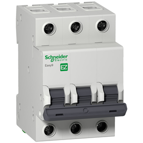 Schneider/System Electric Выключатель автоматический 3П B 25А 4.5кА EASY9 EZ9F14325 C9F14325