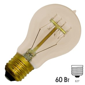 FL-Vintage PS60 60W E27 220В 60*108мм -ретролампа накаливания груша 25774