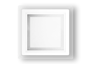 EKS LED панель ATRUM квадрат, 9 Вт, 4200 K, 640 Лм, 120х90х35 04370