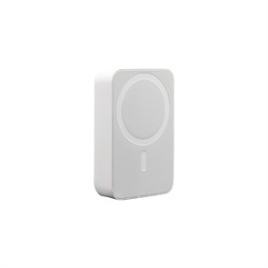 REXANT Портативное беспроводное зарядное устройство Power Bank (аккумуляторная батарея) 10000 mAh, MagSafe, белое 30-2054
