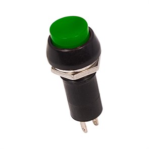 REXANT Выключатель-кнопка 250V 1А (2с) ON-OFF зеленая (PBS-11А) 36-3032