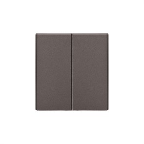 KRANZ Выключатель STRONG 2 кл 10А с/у графит KR-78-0706-6
