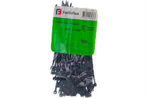 Стяжка нейлоновая КСС 3x100(ч) 49406