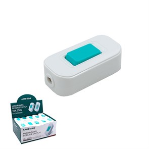 Akko Star Выключатель бра шнуровой 10A 250V HIGH POWER белый 510265