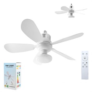 FAN LIGHT Лампа с Вентилятором 11W 3000K-6000K цоколь Е27 с пультом управления 11-0303