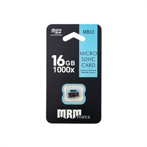 Карта памяти для телефонов и камер MicroSD МВ03 16GB 48Mb/s High speed МРМ С2613