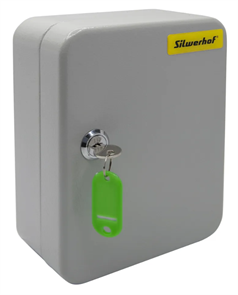 Silwerhof Шкафчик для ключей 20 ключей 200х160х80 мм сталь 0.8 мм 1406061