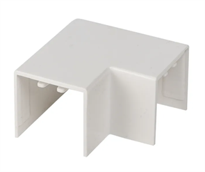 EKF-Plast Поворот 90 гр. 25х25 белый abw-25-25x4