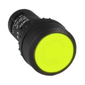 EKF PROxima Кнопка SW2C-11 возвратная желтая NO+NC sw2c-11s-y