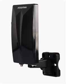 Антенна комнатная  и наружная активная  Kromax TV FLAT-13 black 78965