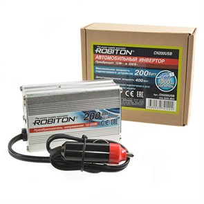 ROBITON Инвертор 12V-220V CN200USB 200W 17503