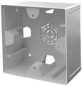 NE-AD Коробка для накладного монтажа, Aras, Серебро 93-22-95