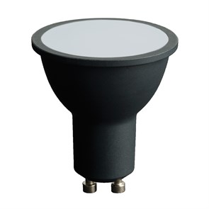 Feron Лампа светодиодная, (8W) 230V GU10 4000K MR16 в черном корпусе, LB-1608 48959