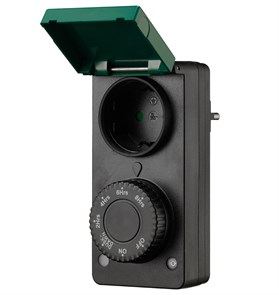 Feron Розетка с таймером (с датчиком освещенности) в защитном корпусе IP 44 2300W/10A 230V, TM29 51434