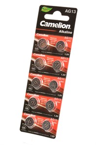 Camelion Элемент питания AG13-BP10(0%Hg) AG13 LR44 357 BL10 15101