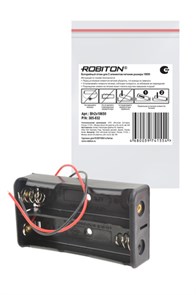 ROBITON Отсек для элементов питания Bh2x18650 с двумя проводами PK1 16491