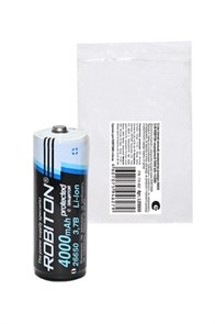 ROBITON Аккумулятор Li26650 4000мАч с защитой PK1 13010