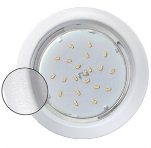 Ecola GX53 H4 светильник встраив. без рефл.  Белый матовый 38x106 - 10 pack (кd102) SW5310ECB