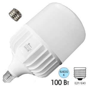 FOTON FL LED T130 100W E27+Е40 6400К 10000Lm 180В-240V, Лампа D130x224 28949