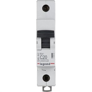 Legrand Выключатель автоматический модульный 1п C 20А 4.5кА RX3 419665