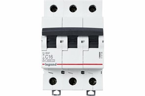Legrand Выключатель автоматический модульный 3п C 32А 4.5кА RX3 419711