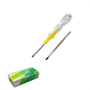 Индикаторная отвертка Перевертыш 130мм с прозрачной ручкой SP-02473