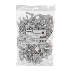 Крепеж-клипса для монтажного пистолета Ø 40 мм, серая DY-04-03-122