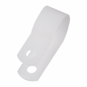 REXANT Скоба под винт 16мм, белая (50 шт/уп) 07-4416