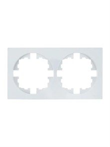 Lezard OSEN Рамка 2-ая б/вст белая 743-0200-147