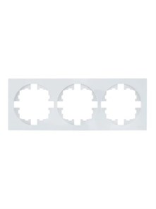 Lezard OSEN Рамка 3-ая б/вст белая 743-0200-148