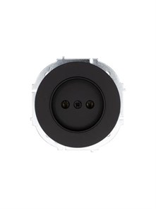 Lezard OSEN Розетка б/з ПБТ чёрный бархат 743-4288-121B