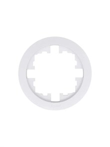 Lezard OSEN Рамка 1-ая б/вст белая круглая 744-0200-146