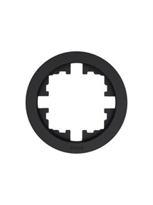 Lezard OSEN Рамка 1-ая б/вст чёрный бархат круглая 744-4200-146