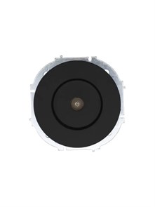 Lezard OSEN Розетка ТВ проходная чёрный бархат 743-4288-129