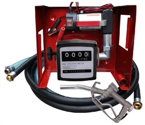 Станция перекачки дизельного топлива 24В 45л/мин с счетчиком и пистолетом 295831