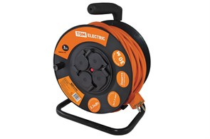 TDM Удлинитель силовой УКз16-004 (IP44 4 места/30м ПВС 3х1,5) УС1-43127 (УС1 430 1101) SQ1301-0541