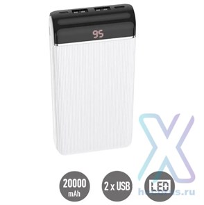 Hoco Портативный аккумулятор J59A 20000мА white 3985