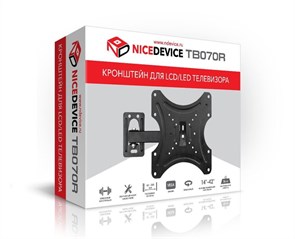 NICEDEVICE Кронштейн для ТВ (14"-42") ТB070R 5645